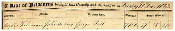 Marshalsea prison Report